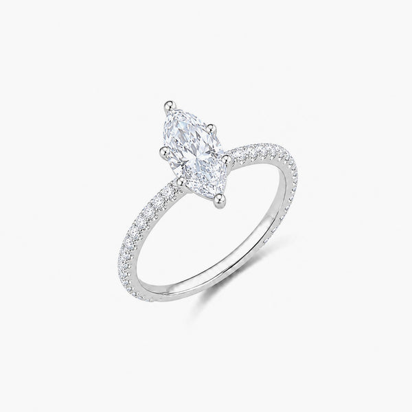 Forever Marquise Pavé Diamond Ring