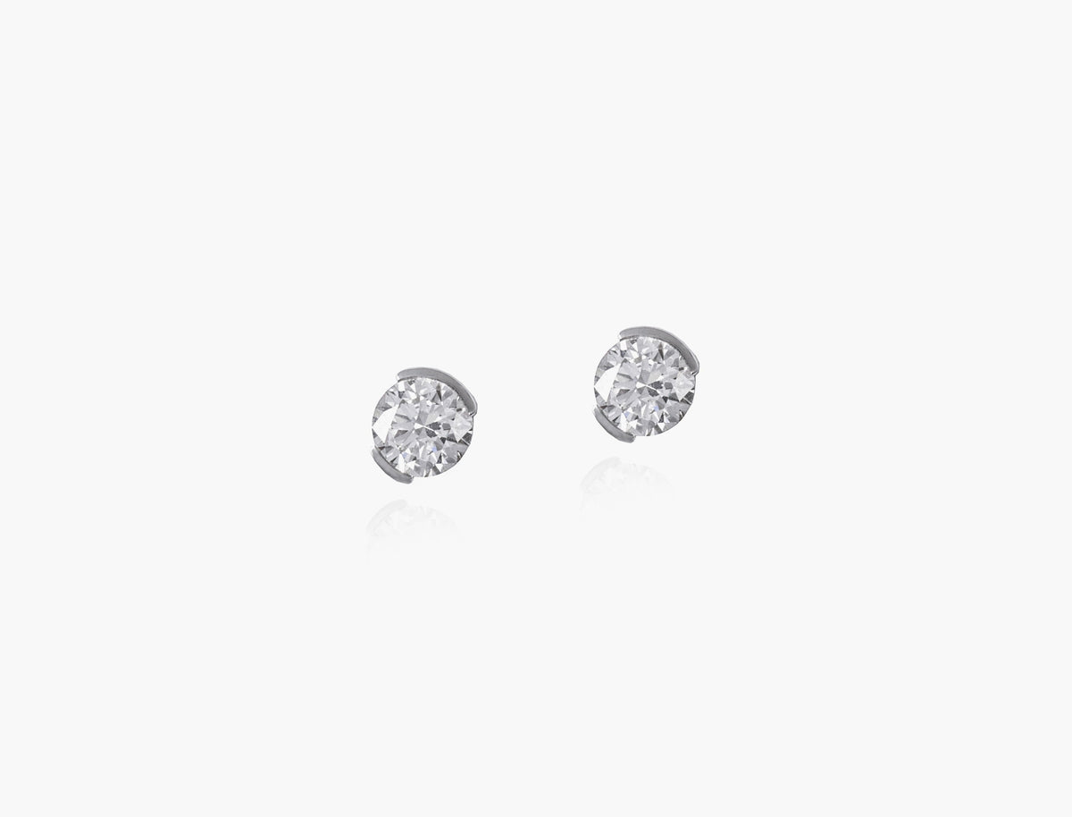 Eternal Round Diamond Earrings