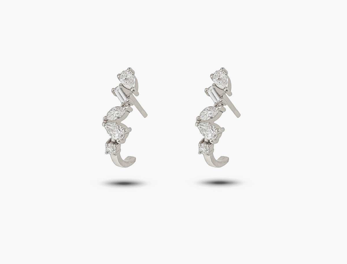 Harmony Diamond Cascade Earrings