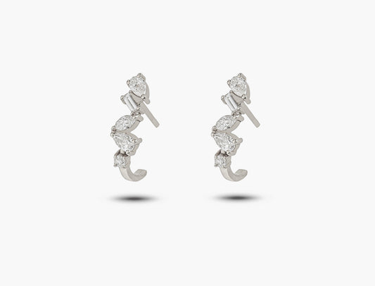 Harmony Diamond Cascade Earrings