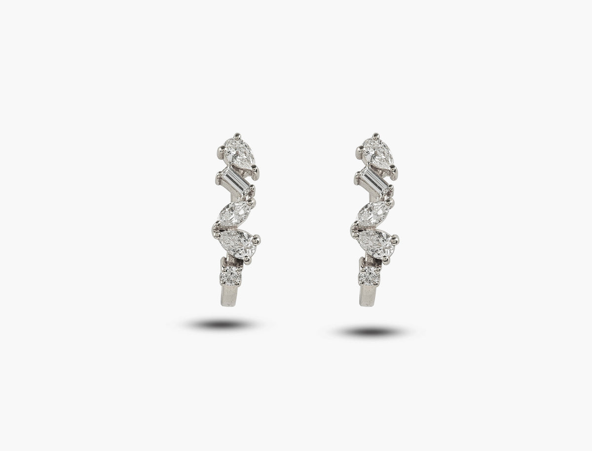Harmony Diamond Cascade Earrings