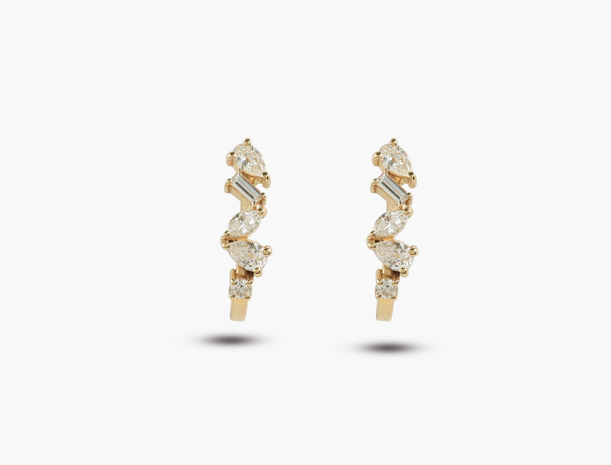 Harmony Diamond Cascade Earrings