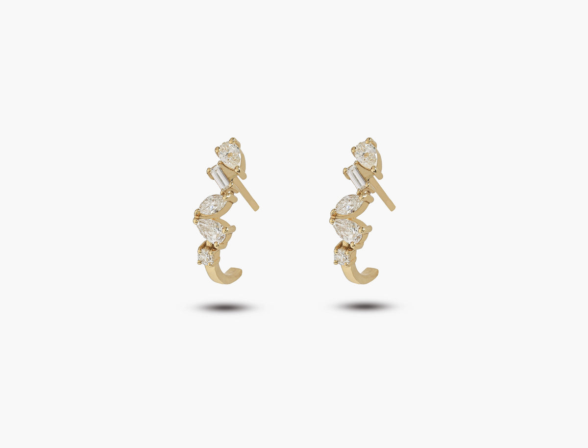 Harmony Diamond Cascade Earrings