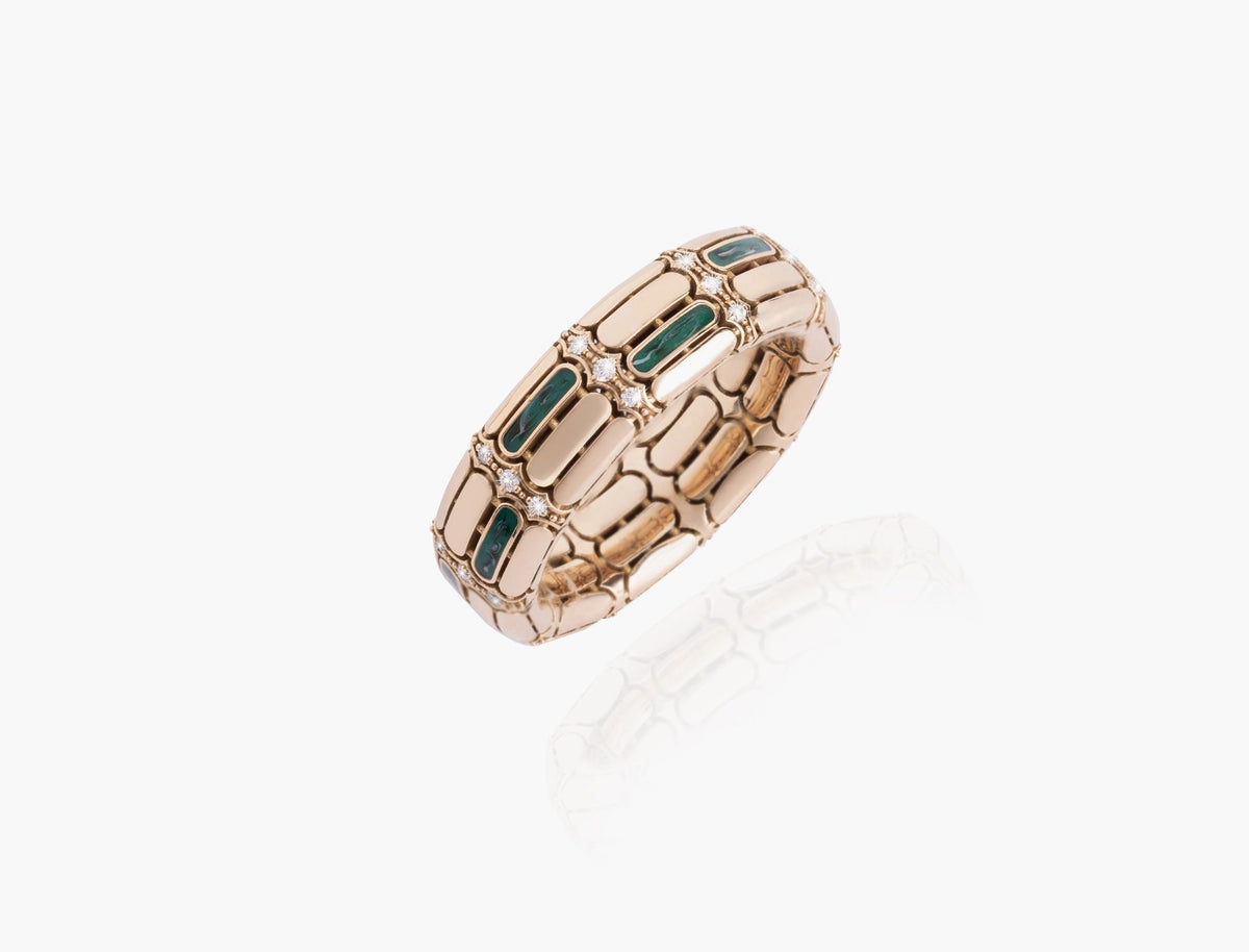 Emerald Eternity Diamond Ring