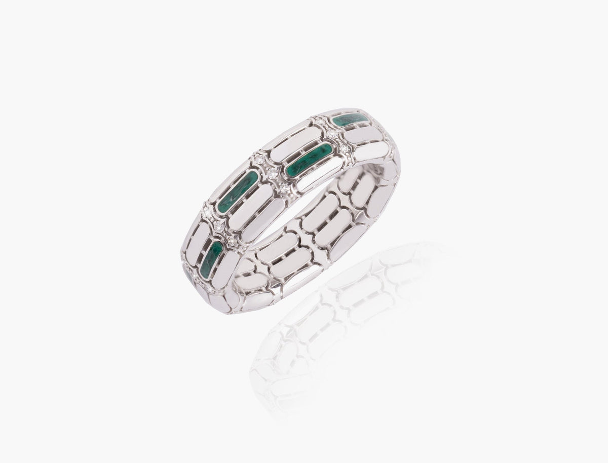 Emerald Eternity Diamond Ring
