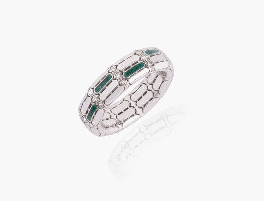 Emerald Eternity Diamond Ring