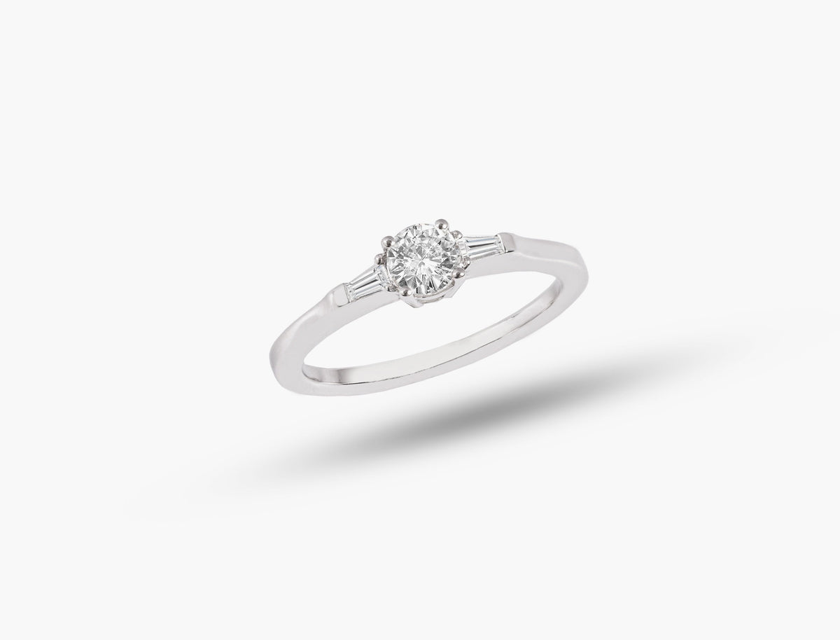 Forever Round Diamond Engagement Ring