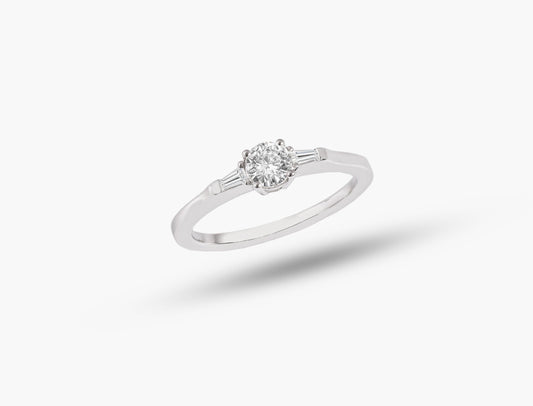 Forever Round Diamond Engagement Ring