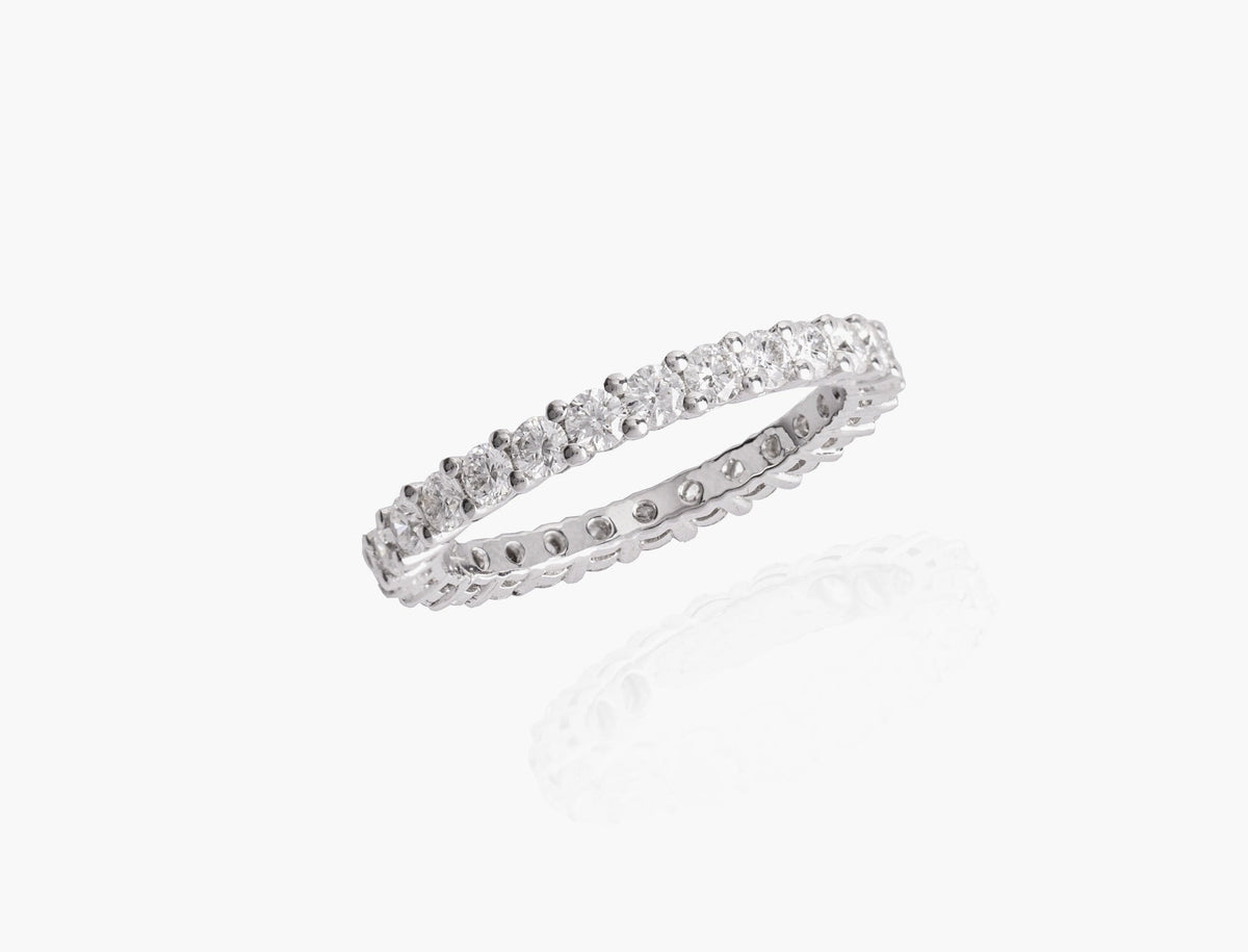 Classic Round Diamond Eternity Band