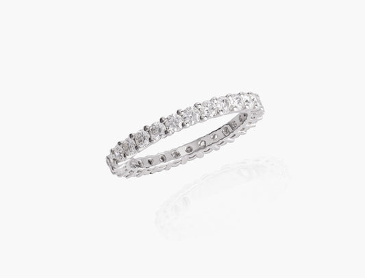 Classic Round Diamond Eternity Band