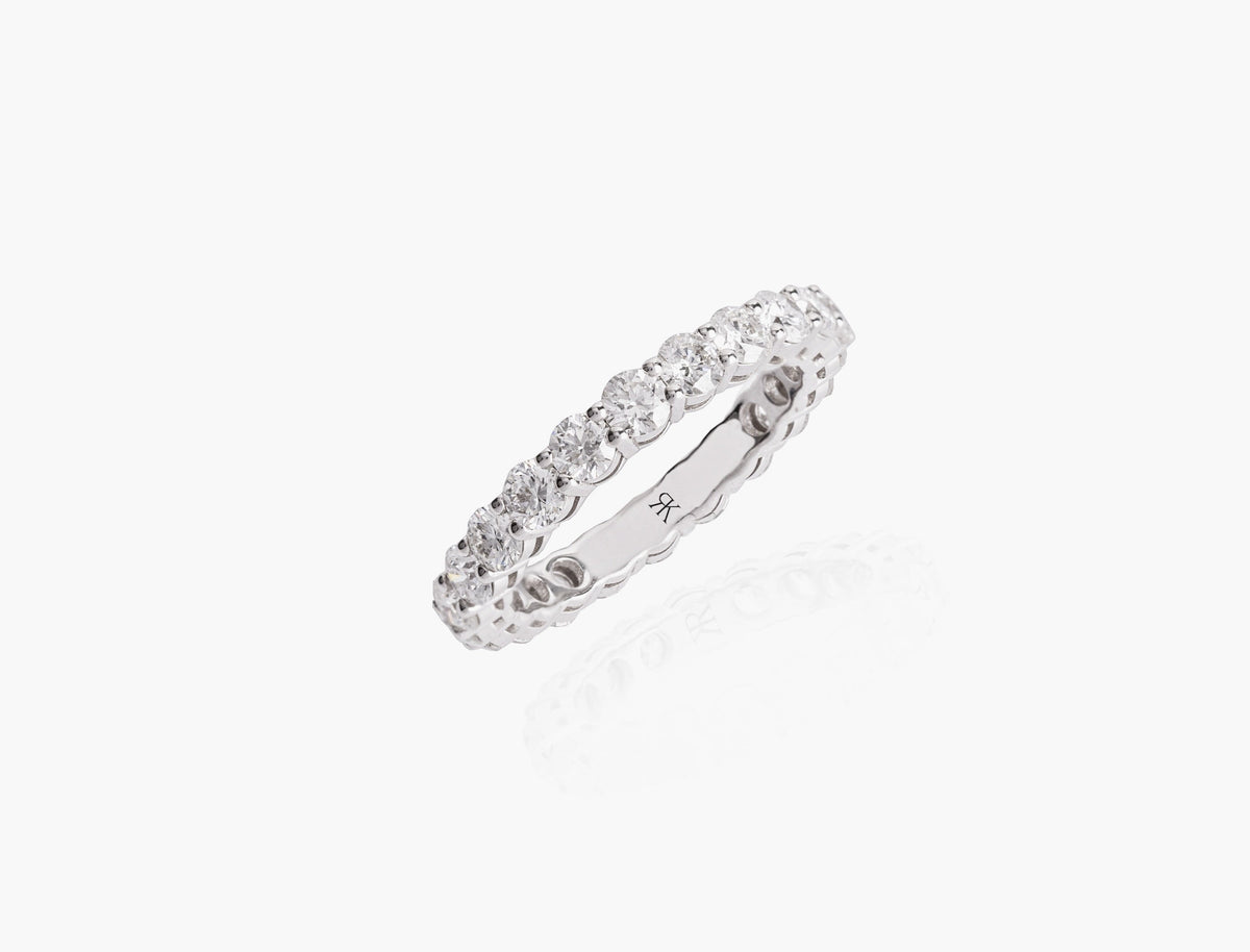 Classic Round Diamond Eternity Band