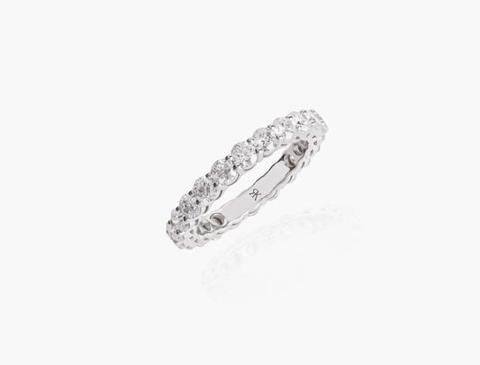 Classic Round Diamond Eternity Band