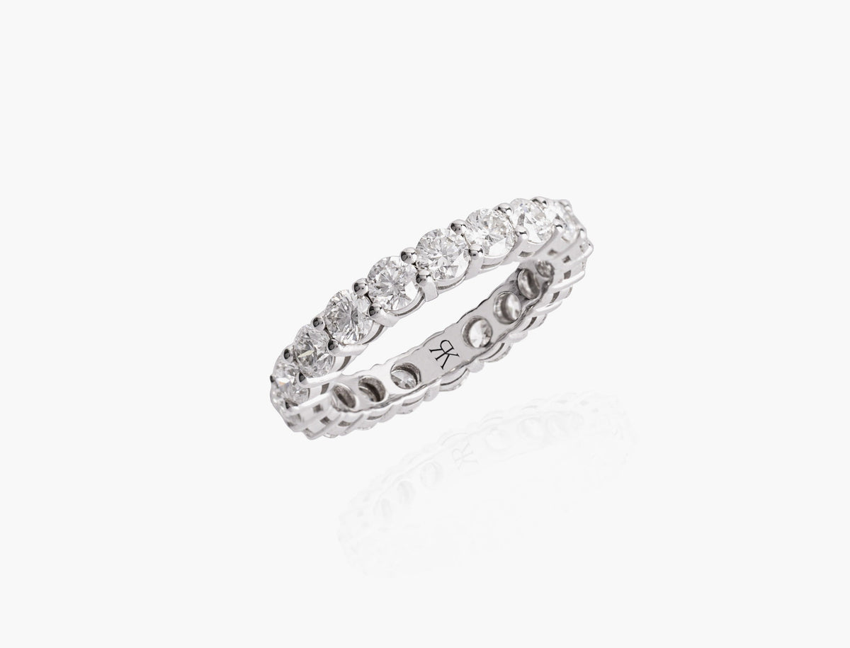 Classic Round Diamond Eternity Band