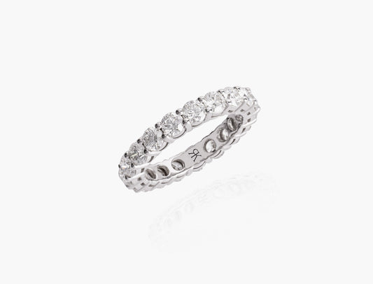 Classic Round Diamond Eternity Band