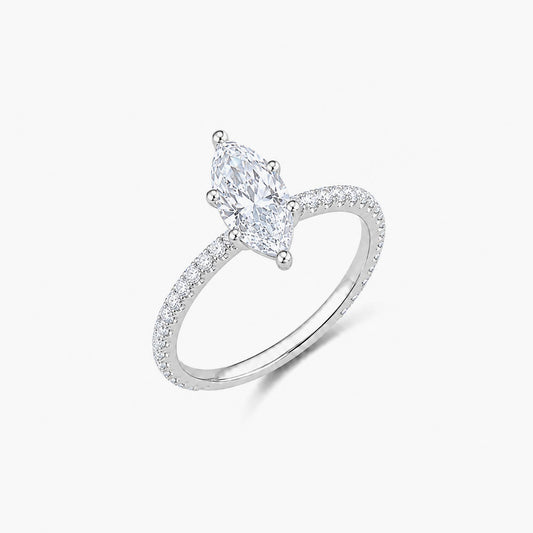 Forever Marquise Pavé Diamond Ring