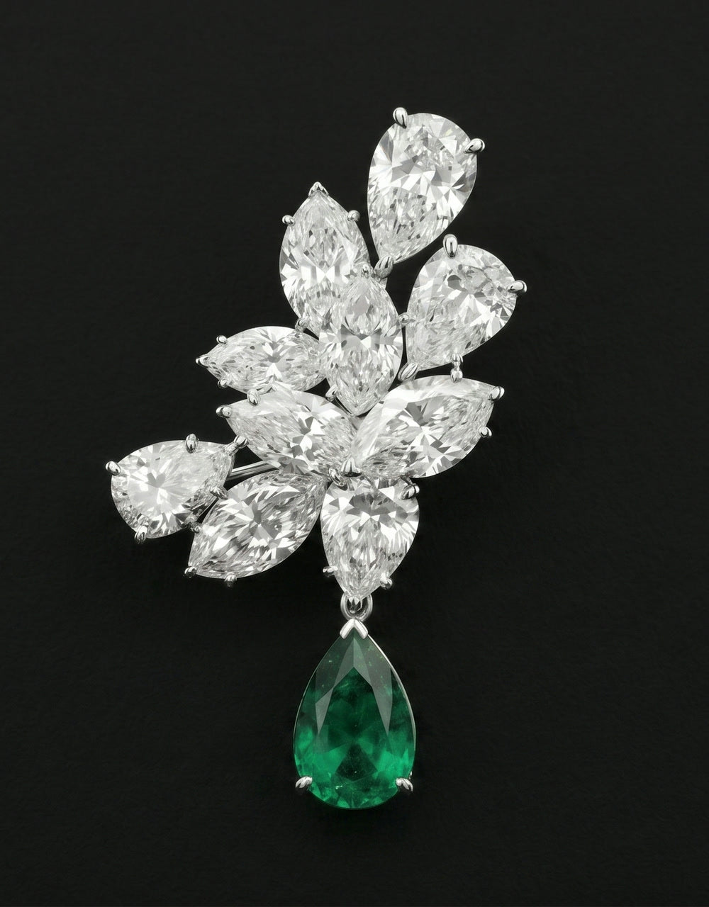 Émeraude Feuillage Earrings