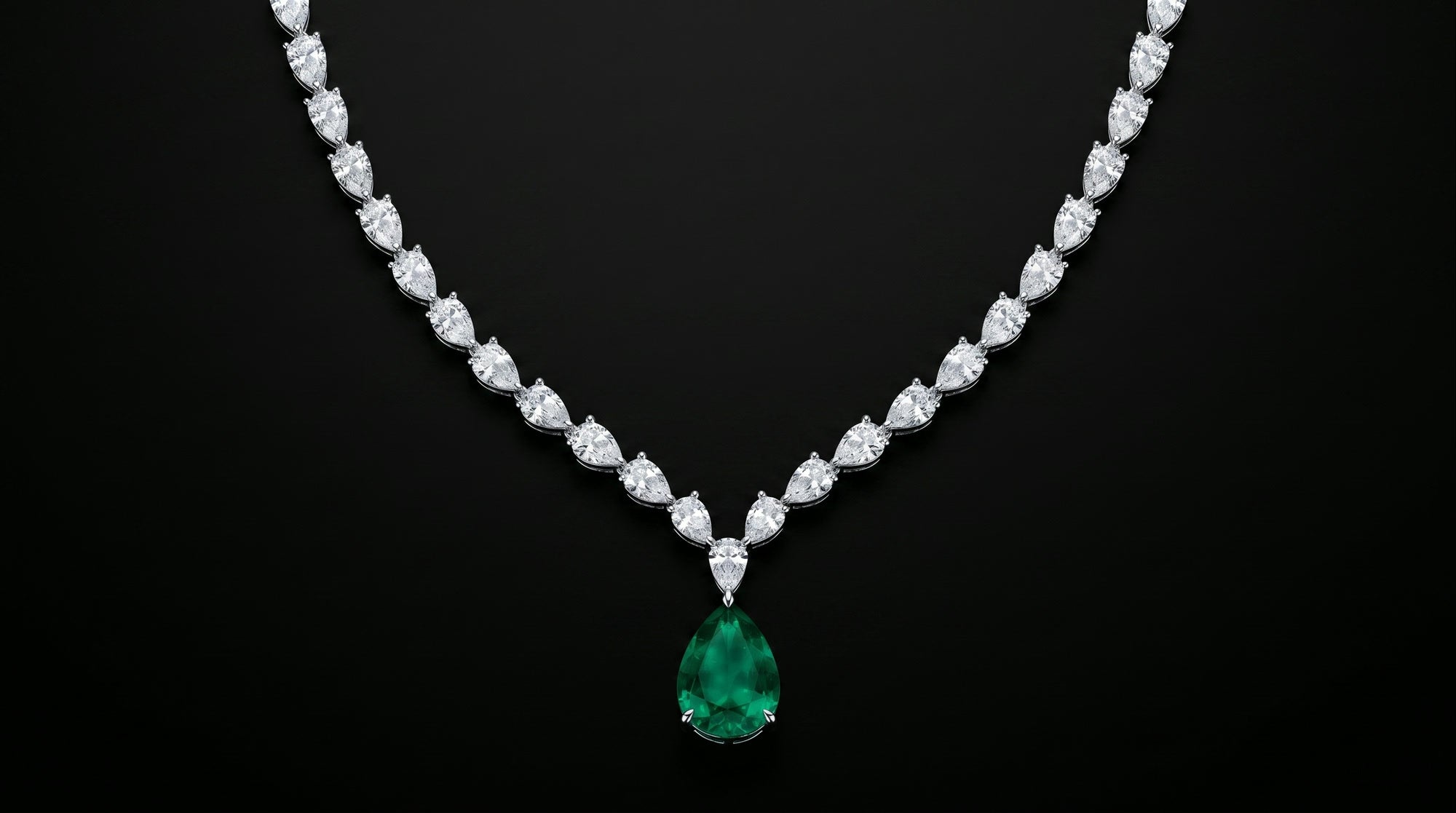 Émeraude Pendeloque Necklace